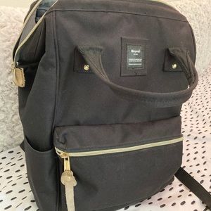 Himawari Black Backpack